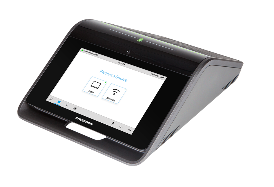 Tabletop Touch Screen Video Conference Control System - Crestron