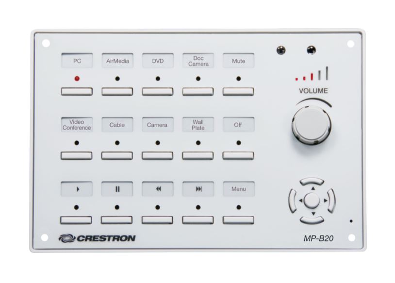 Touch Button Media Presentation Control Panel