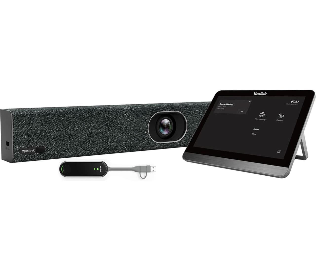 Yealink MeetingBar A20 All-in-One Collaboration Bar for Small Rooms with 8 inch Touch Panel and Wireless Content Sharing - Image 3